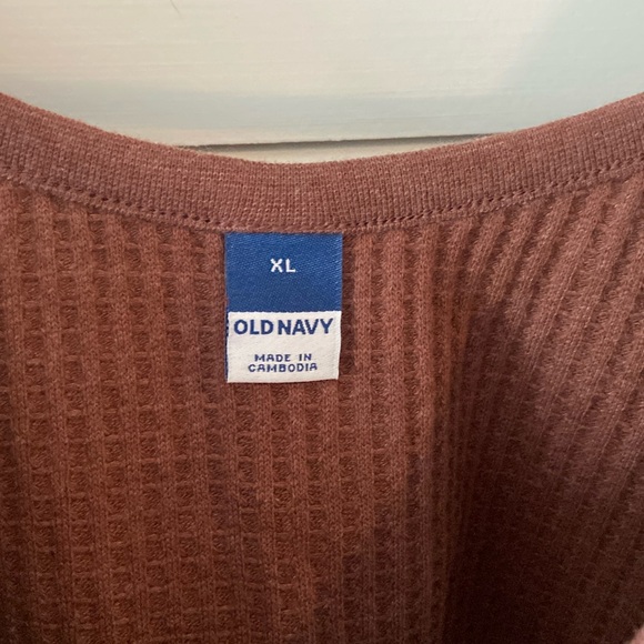 Old Navy Waffleknit Rust Sleep Set NWT - Picture 4 of 11